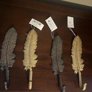 Heavy metal wall hooks